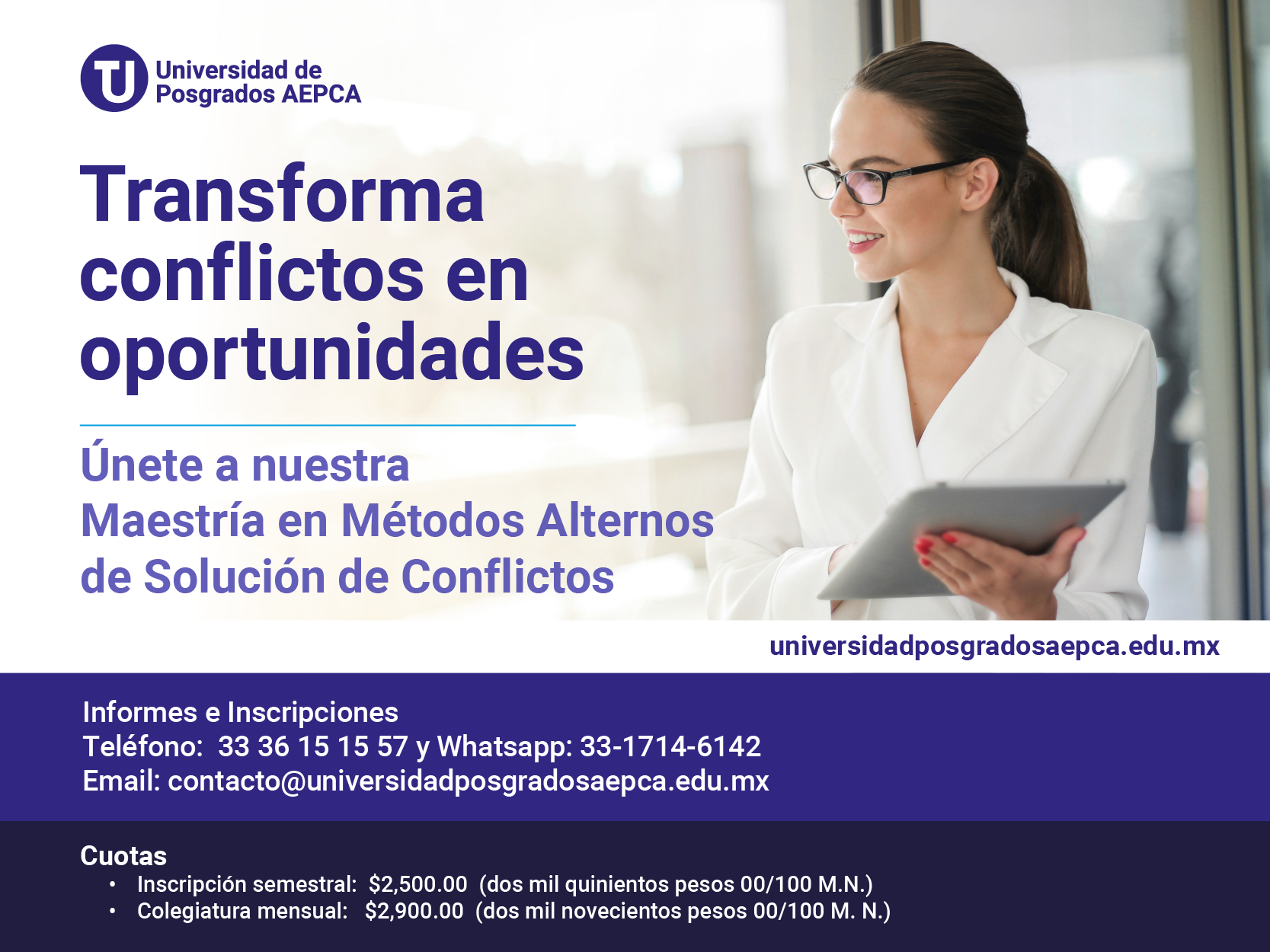 Maestría en Métodos Alternos de Solución de Conflictos